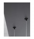 Cornice Integrated LED Pendant Ceiling Light Sandy Black Aluminium LED 80W 4860Lm 3000K-8