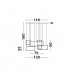 Cornice Integrated LED Pendant Ceiling Light Sandy Black Aluminium LED 80W 4860Lm 3000K-9