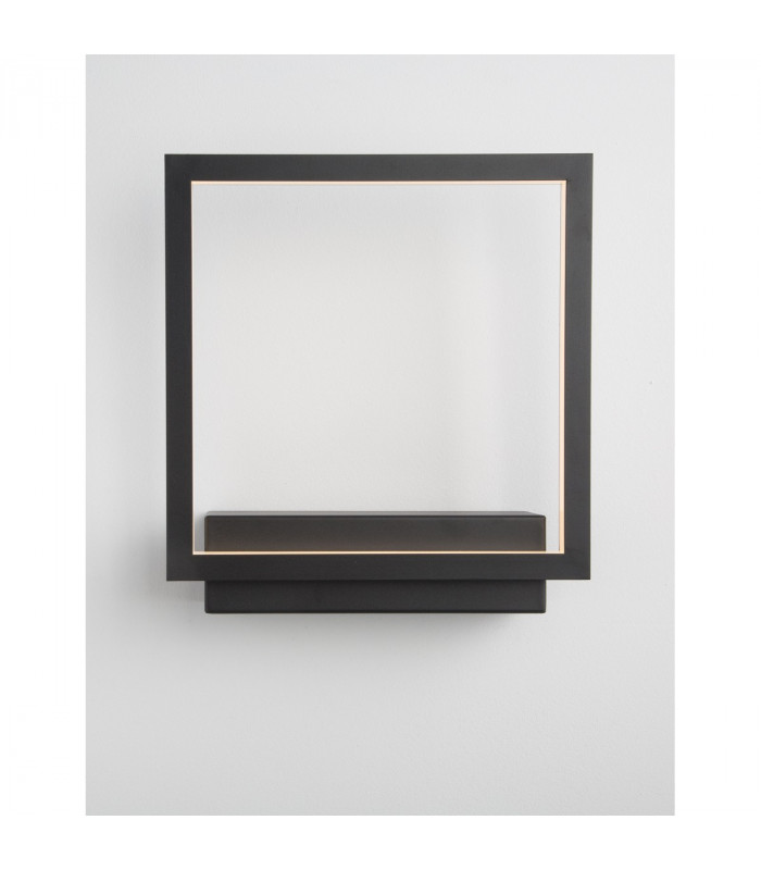 Cornice Integrated LED Wall Lamp Sandy Black Aluminium LED 18W 1080Lm 3000K-3