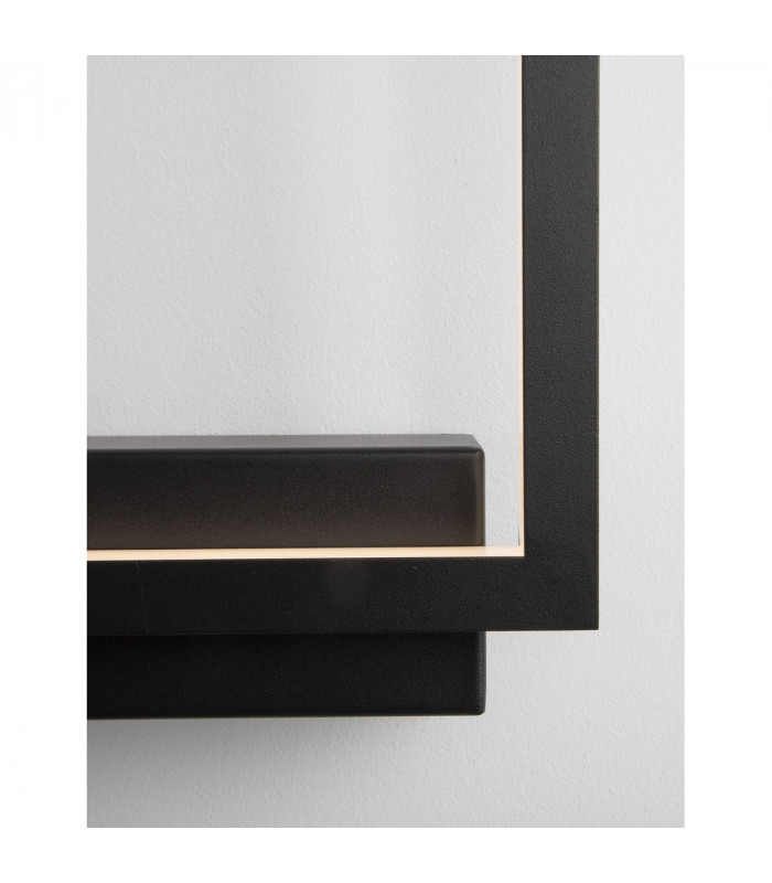 Cornice Integrated LED Wall Lamp Sandy Black Aluminium LED 18W 1080Lm 3000K-5
