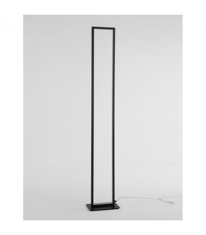 Cornice LED Integrated Floor Lamp Matt Black Aluminium LED 36W 2150Lm 3000K-3
