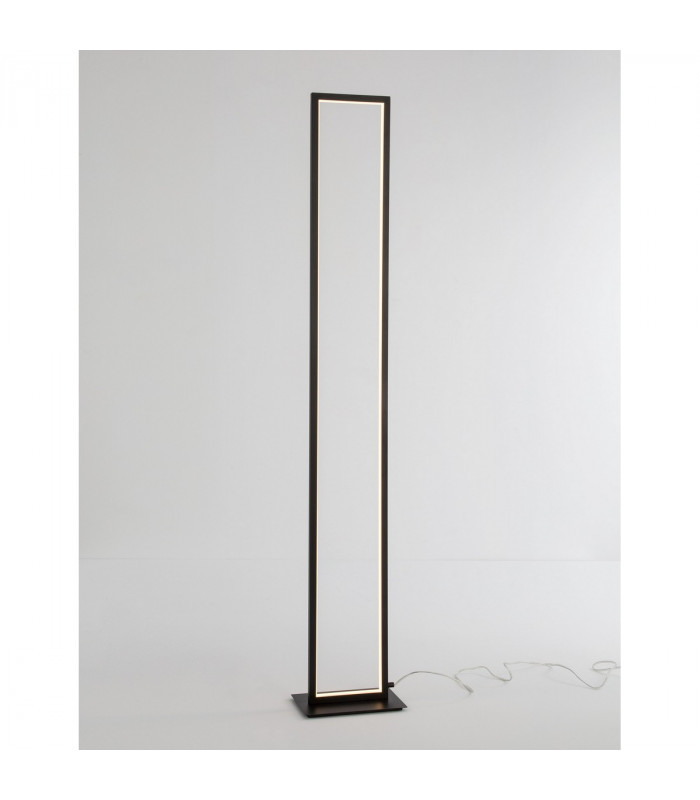 Cornice LED Integrated Floor Lamp Matt Black Aluminium LED 36W 2150Lm 3000K-4