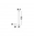 Cornice LED Integrated Floor Lamp Matt Black Aluminium LED 36W 2150Lm 3000K-7