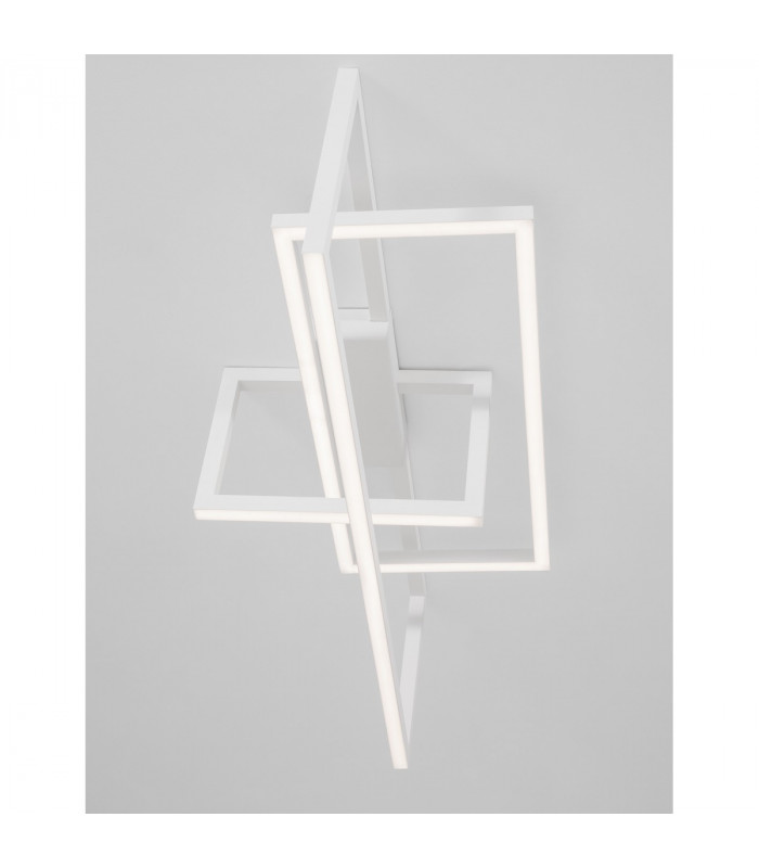 Edgar Integrated LED Semi Flush Light Dimmable Sand White Aluminium LED 35W 2400Lm 3000K-2