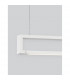 Line Integrated LED Pendant Ceiling Light Sandy White Aluminium Rotating LED 38W 1460Lm 3000K-3