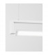 Line Integrated LED Pendant Ceiling Light Sandy White Aluminium Rotating LED 38W 1460Lm 3000K-4