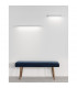 Line Integrated LED Wall Lamp Sandy White Aluminium LED 12W Lm 3000K-2