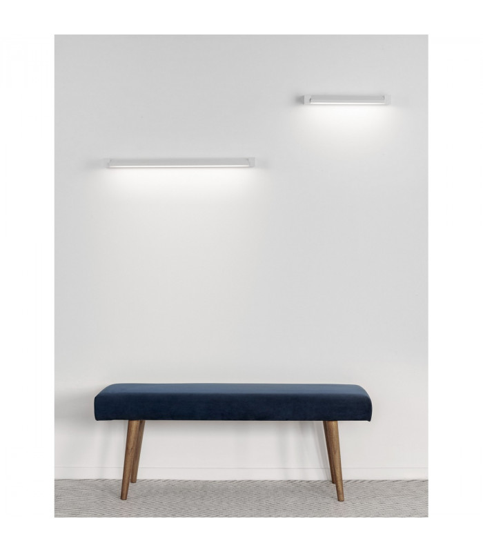 Line Integrated LED Wall Lamp Sandy White Aluminium LED 12W Lm 3000K-2