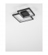 Porto Integrated LED Semi Flush Light Sandy Black Steel Aluminium LED 19W 1342Lm 3000K-3
