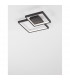 Porto Integrated LED Semi Flush Light Sandy Black Steel Aluminium LED 19W 1342Lm 3000K-4