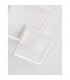 Porto Integrated LED Semi Flush Light Sandy White Steel Aluminium LED 19W 1342Lm 3000K-5