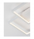 Porto Integrated LED Semi Flush Light Sandy White Steel Aluminium LED 19W 1342Lm 3000K-6
