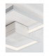 Porto Integrated LED Semi Flush Light Sandy White Steel Aluminium LED 19W 1342Lm 3000K-7
