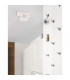 Porto Integrated LED Semi Flush Light Sandy White Steel Aluminium LED 30W 2030Lm 3000K-2