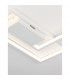 Porto Integrated LED Semi Flush Light Sandy White Steel Aluminium LED 30W 2030Lm 3000K-5