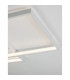 Porto Integrated LED Semi Flush Light Sandy White Steel Aluminium LED 30W 2030Lm 3000K-6