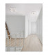 Porto 2 Square Integrated LED Semi Flush Light Sandy White Steel Aluminium LED 30W 203Lm 3000K-2