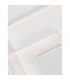 Porto 2 Square Integrated LED Semi Flush Light Sandy White Steel Aluminium LED 30W 203Lm 3000K-6