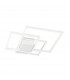 Bilbao Integrated LED Semi Flush Light White Aluminium LED 42W 2650Lm 3000K-1