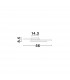 Bilbao Integrated LED Semi Flush Light White Aluminium LED 42W 2650Lm 3000K-6