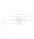 Bilbao Integrated LED Semi Flush Light White Aluminium LED 55W 3550Lm 3000K-1