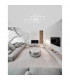 Bilbao Integrated LED Semi Flush Light White Aluminium LED 55W 3550Lm 3000K-2