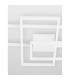 Bilbao Integrated LED Semi Flush Light White Aluminium LED 55W 3550Lm 3000K-5