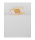 Bilbao Integrated LED Semi Flush Light Golden Leaf Aluminium LED 25W 1600Lm 3000K-2