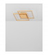 Bilbao Integrated LED Semi Flush Light Golden Leaf Aluminium LED 25W 1600Lm 3000K-3