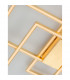 Bilbao Integrated LED Semi Flush Light Golden Leaf Aluminium LED 55W 3550Lm 3000K-7