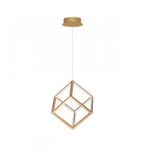 Gabbia Integrated LED Pendant Ceiling Light Gold Aluminium Silicone LED 45W 3375Lm 3000K-1