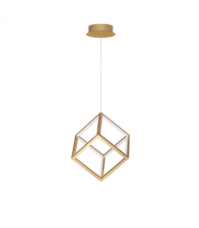 Gabbia Integrated LED Pendant Ceiling Light Gold Aluminium Silicone LED 45W 3375Lm 3000K-1