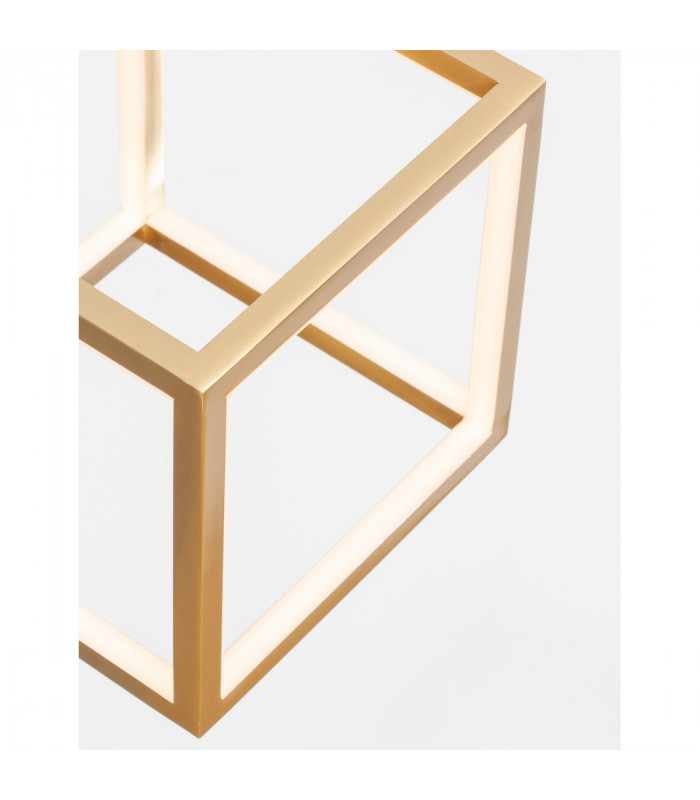 Gabbia Integrated LED Pendant Ceiling Light Gold Aluminium Silicone LED 45W 3375Lm 3000K-3