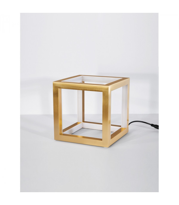 Gabbia Integrated LED Table Lamp Gold Aluminium Silicone LED 20W 1500Lm 3000K-3