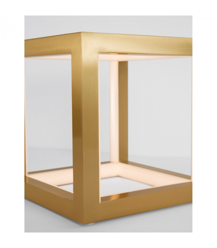 Gabbia Integrated LED Table Lamp Gold Aluminium Silicone LED 20W 1500Lm 3000K-4