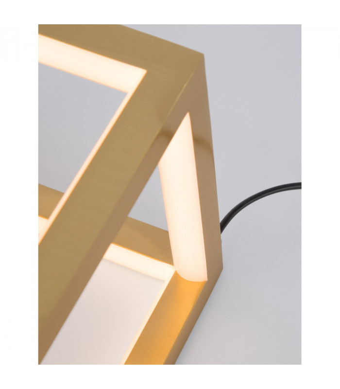Gabbia Integrated LED Table Lamp Gold Aluminium Silicone LED 20W 1500Lm 3000K-6