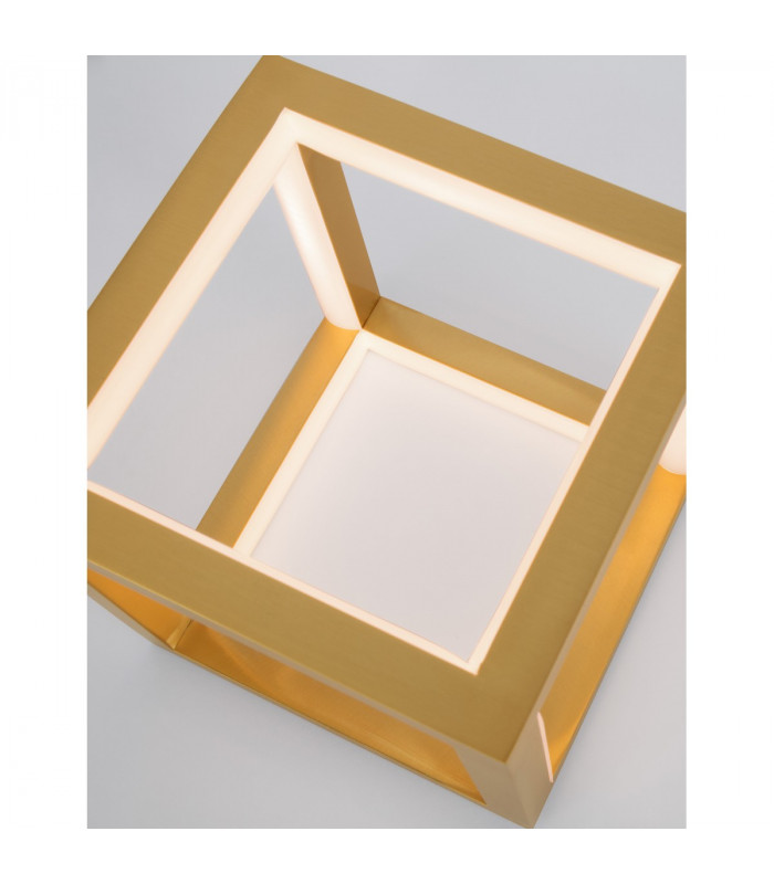 Gabbia Integrated LED Table Lamp Gold Aluminium Silicone LED 20W 1500Lm 3000K-7