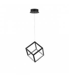 Gabbia Integrated LED Pendant Ceiling Light Sandy Black Aluminium Silicone LED 45W 3375Lm 3000K-1