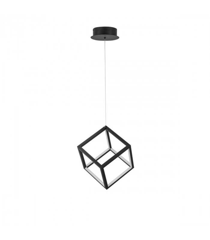 Gabbia Integrated LED Pendant Ceiling Light Sandy Black Aluminium Silicone LED 45W 3375Lm 3000K-1