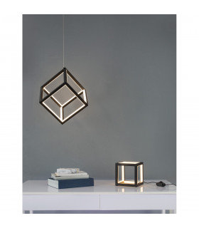 Gabbia Integrated LED Pendant Ceiling Light Sandy Black Aluminium Silicone LED 45W 3375Lm 3000K-2