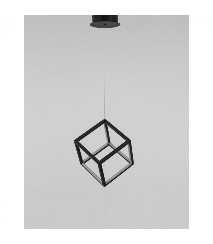 Gabbia Integrated LED Pendant Ceiling Light Sandy Black Aluminium Silicone LED 45W 3375Lm 3000K-3