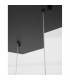 Gabbia Integrated LED Pendant Ceiling Light Sandy Black Aluminium Silicone LED 110W 8250Lm 3000K-8