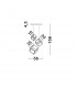 Gabbia Integrated LED Pendant Ceiling Light Sandy Black Aluminium Silicone LED 110W 8250Lm 3000K-9