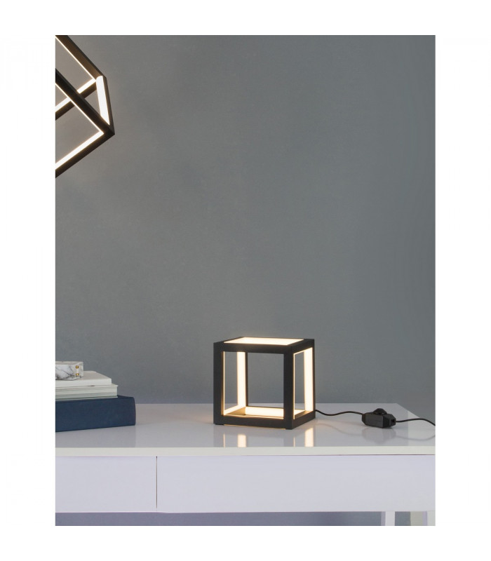 Gabbia Integrated LED Table Lamp Sandy Black Aluminium Silicone LED 20W 1500Lm 3000K-2