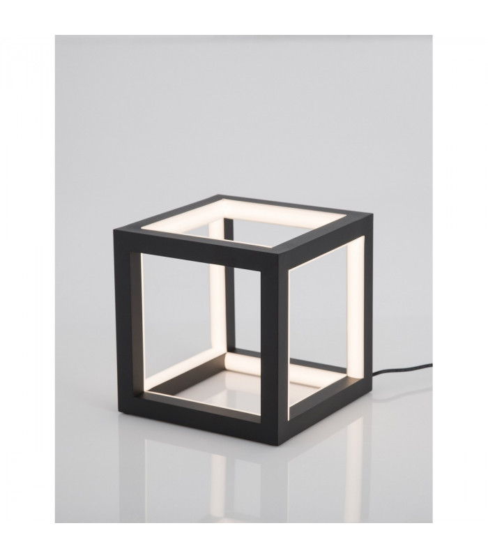 Gabbia Integrated LED Table Lamp Sandy Black Aluminium Silicone LED 20W 1500Lm 3000K-4