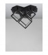 Gabbia Integrated LED Semi Flush Light Sandy Black Aluminium Silicone LED 110W 8250Lm 3000K-3