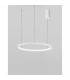 Pertino 48cm Integrated LED Pendant Ceiling Light Dimmable Sandy White Aluminium LED 38W 2280Lm 3000K-4