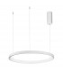 Pertino 58cm Integrated LED Pendant Ceiling Light Dimmable Sandy White Aluminium LED 48W 2880Lm 3000K-1