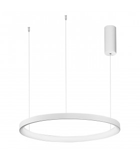 Pertino 58cm Integrated LED Pendant Ceiling Light Dimmable Sandy White Aluminium LED 48W 2880Lm 3000K-1