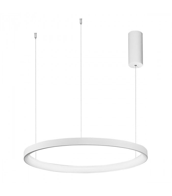 Pertino 58cm Integrated LED Pendant Ceiling Light Dimmable Sandy White Aluminium LED 48W 2880Lm 3000K-1